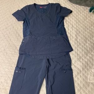 Navy blue scrubs